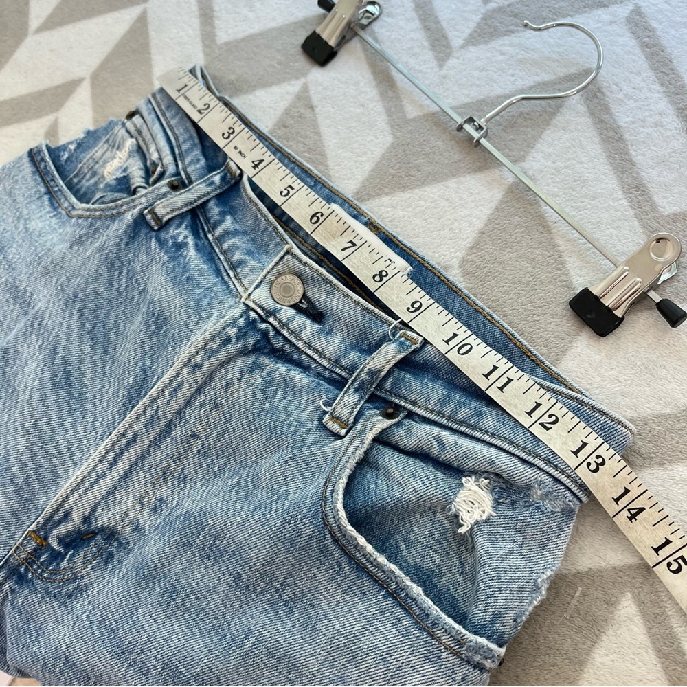 Abercrombie & Fitch Curve love The 90s Straight Ultra High Rise Jeans size 2/26R - Picture 5 of 7